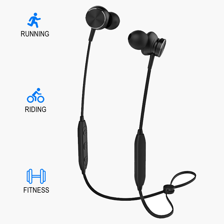 Fone de ouvido Bluetooth sem fio esportivo
